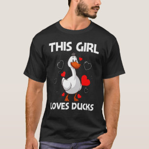 Niedliche Ente für Mädchen Mama Ente Bauer Farm T-Shirt