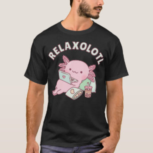 Niedliche Entspannung pur Axolotl Funny Pub T-Shirt