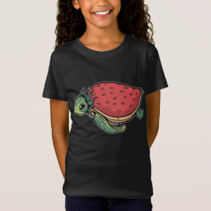 Niedliche Erdbeere Meeresschildkröte Adorable Ocea T-Shirt
