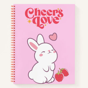 Niedliche Erdbeere 💗 🍓 🌷 Notizbuch