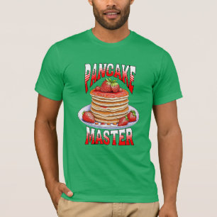 Niedliche Erdbeere Pancakes Feinschmecker T-Shirt