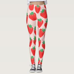 Niedliche Erdbeeren-Leggings Leggings