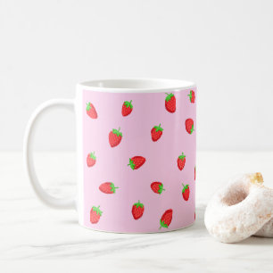 Niedliche Erdbeeren-Tasse Kaffeetasse