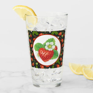 niedliche Erdbeerliebhaber Küche Glas