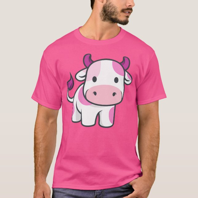 Niedliche Erdbeermilch T-Shirt (Vorderseite)