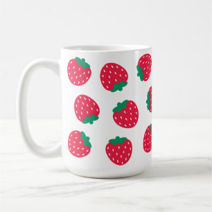 Niedliche Erdbeerobst für Erdbeeren LoveMug Kaffeetasse