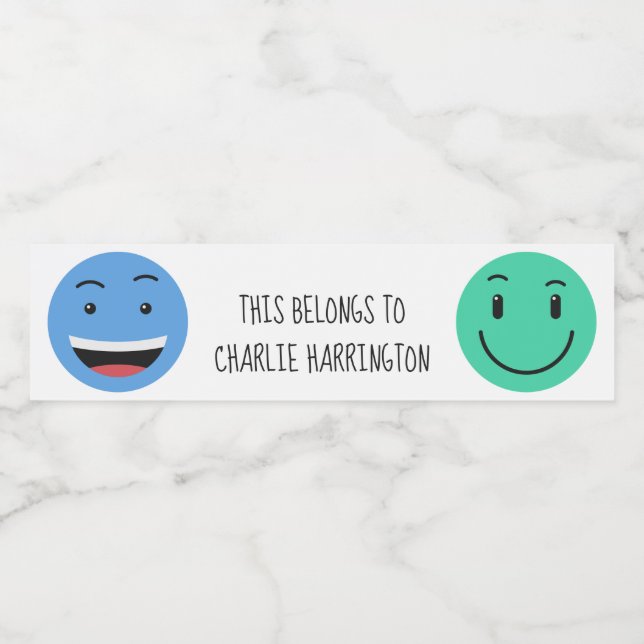 Niedliche Etiketten für benutzerdefinierte Textfla (Einzelnes Label)