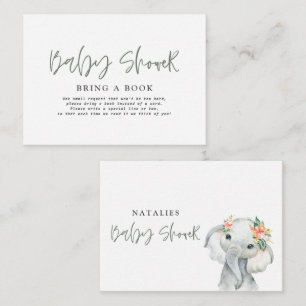 niedliche Eukalyptus-Elefantenbrause Mitteilungskarte