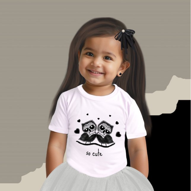 Niedliche Eule Baby T-shirt (Von Creator hochgeladen)