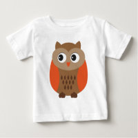 Niedliche Eule, Babyschale, Vogelgeflügel T - Shir