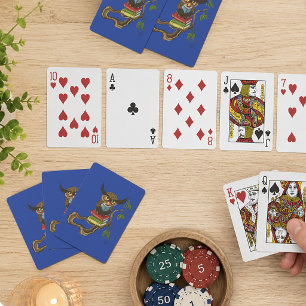 Niedliche Eule-Bücher Spielkarten