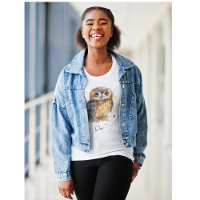 Niedliche Eule in Aquarellfarbe