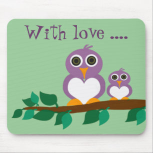 Niedliche Eule Mousepad