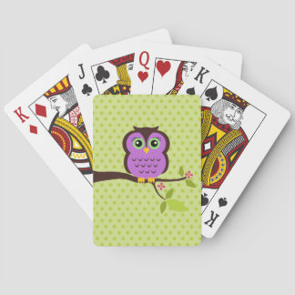Niedliche Eule-Spielkarten Spielkarten