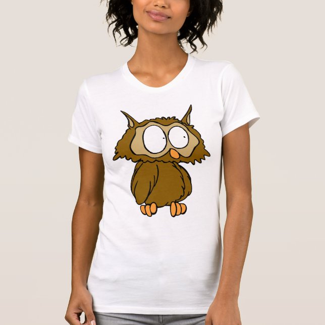 Niedliche Eule T-Shirt (Vorderseite)