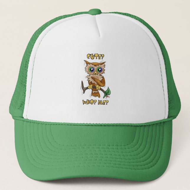 Niedliche Eule Truckerkappe (Vorderseite)