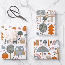 Niedliche Eule und Wald