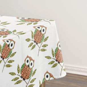 Niedliche Eulen-Tischdecke Tischdecke