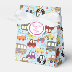 Niedliche Fahrzeuge - Blue Gour Box Geschenkschachtel