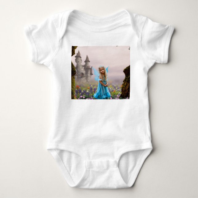 Niedliche Fairies Baby Strampler (Vorderseite)