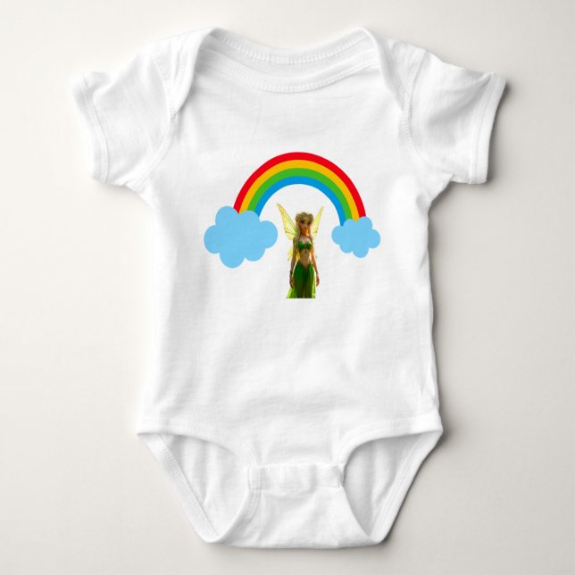 Niedliche Fairies Baby Strampler (Vorderseite)