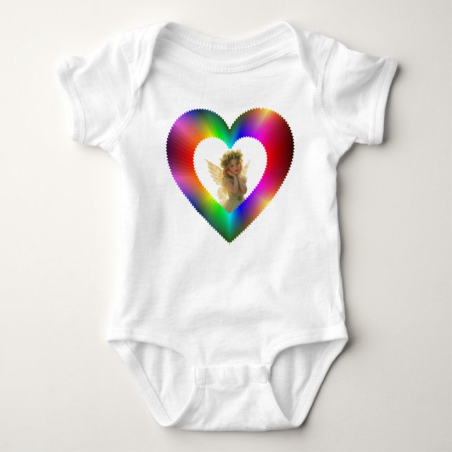 Niedliche Fairies Baby Strampler (Vorderseite)