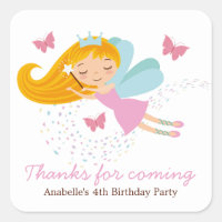 Niedliche Fairy Princess Girls Geburtstag
