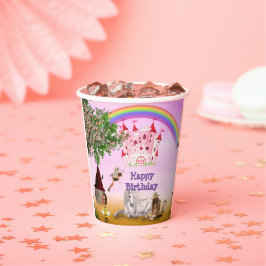 Niedliche Fairy-Themed Party Cups Pappbecher