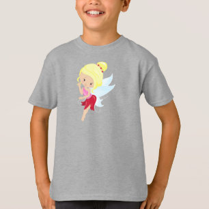 Niedliche Fairy, Waldzucht, Zauberei, Blonde Haar T-Shirt