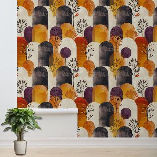 Niedliche Fall Geometric Muster Wallpaper Tapete