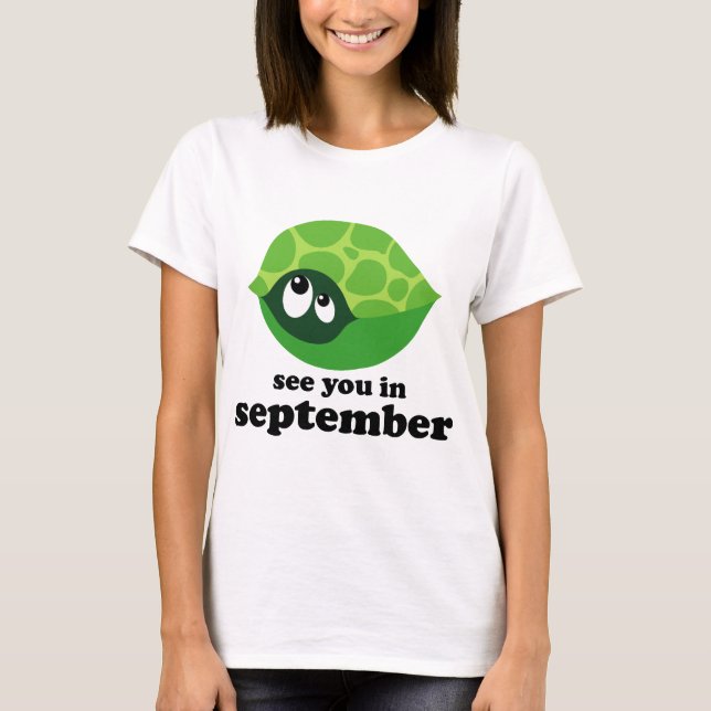Niedliche Fälligkeit im September T - Shirt für Mu (Vorderseite)