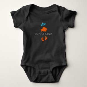 Niedliche Fänge, Fishing Baby Funny Pregnancy, Bab Strampler