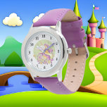 niedliche Fantasie Einhornmädchen beobachten Armbanduhr<br><div class="desc">niedliche Fantasie Einhornmädchen beobachten</div>