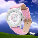 niedliche Fantasie Einhornmädchen beobachten Armbanduhr<br><div class="desc">niedliche Fantasie Einhornmädchen beobachten</div>