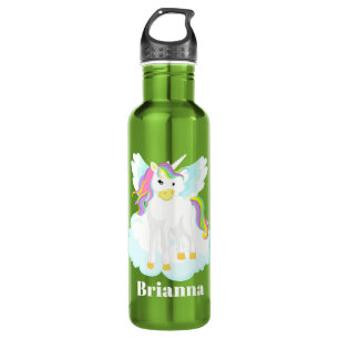 Niedliche Fantasy Einhorn geben Wasserflasche Edelstahlflasche