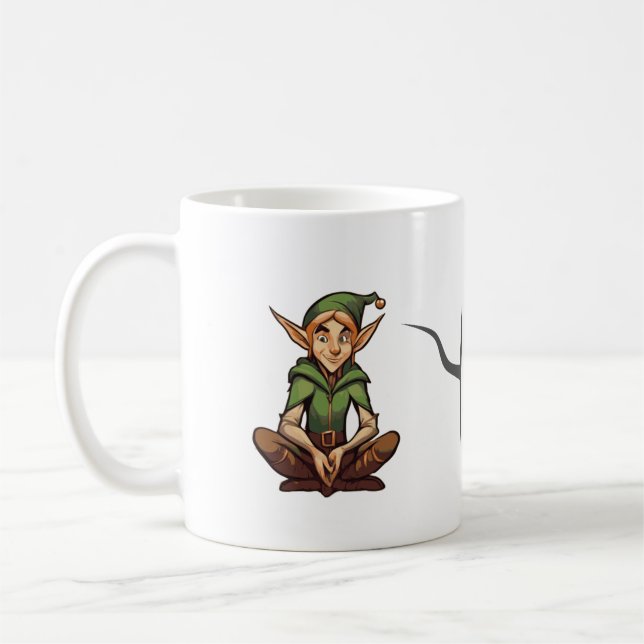 Niedliche Fantasy Elf Gen Z Quote Liebe Geschenk e Kaffeetasse (Links)