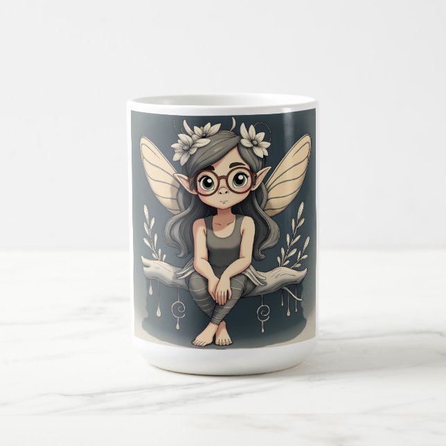 Niedliche Fantasy Fairy Kaffeetasse (Mittel)