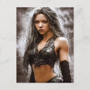 NIEDLICHE FANTASY WARRIOR MIRL POSTCARDS POSTKARTE