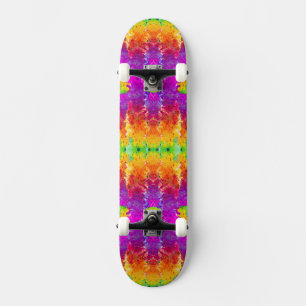 Niedliche Farbe abstrakter Spritzer Farbe Skateboard