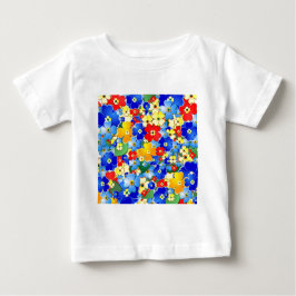 Niedliche Farben Art Deco Baby T-shirt