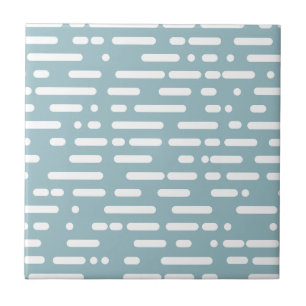 Niedliche Farben hellblau und weiß l Abstrakt Mode Fliese