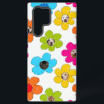 Niedliche farbenfrohe Blume Hund Mama Fun Foto Col Samsung Galaxy Hülle<br><div class="desc">Lassen Sie den Tag mit diesem lebhaften und spielerischen Design mit farbenprächtigen handgezeichnet Blume in fetten Farbtönen Blau, Rosa, Orange, Gelb und Grün aufblähen. Jede Blume präsentiert ein individualisierbares Foto Ihres Furry-Freundes, was dieses Design zu einer reizvollen Art und Weise, Ihre Liebe für Haustiere zu feiern. Dieses Design ist perfekt...</div>