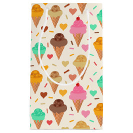 Niedliche Farbenfrohe Eiscreme Kleine Geschenktüte