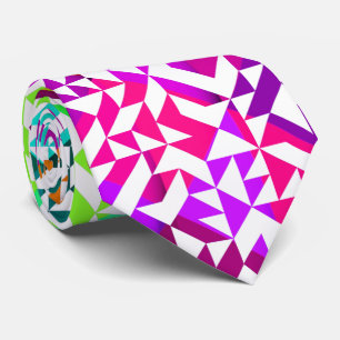 Niedliche, farbenfrohe geometrische Muster Krawatte