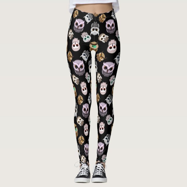 Niedliche farbenfrohe Leggings (Vorderseite)
