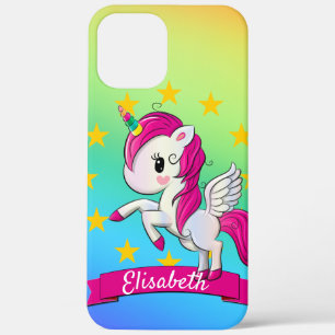 Niedliche Farbenfrohe magische Einhornröhre Kinder Case-Mate iPhone Hülle