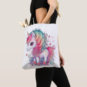 Niedliche Farbenfrohe magische Kreatur Einhorn Kun