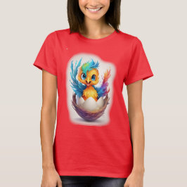 Niedliche Farbenfrohe Phoenix-Schläge T-Shirt