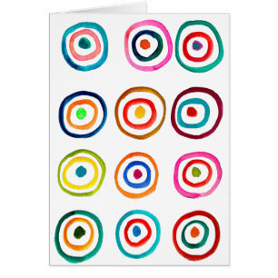 Niedliche farbenfrohe Regenbogenzirkel