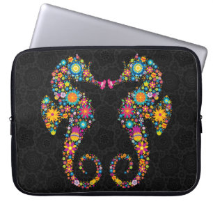 Niedliche Farbenfrohe Röstpferde Laptopschutzhülle